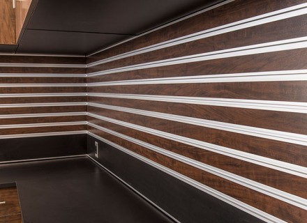 Chocolate Garage Slat Wall